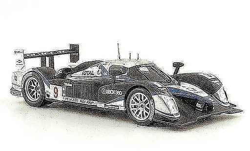 Peugeot 908 2009 1/43 Provence Moulage HDI FAP No.9 24h Le Mans coche miniatura