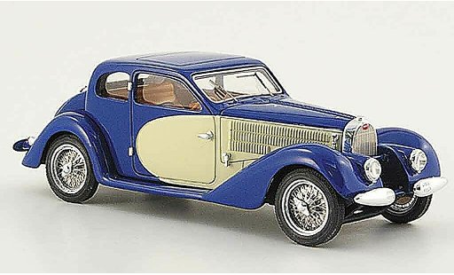 Bugatti 57 Ventoux 1/43 Luxcar SC azul blanco 1938 coche miniatura