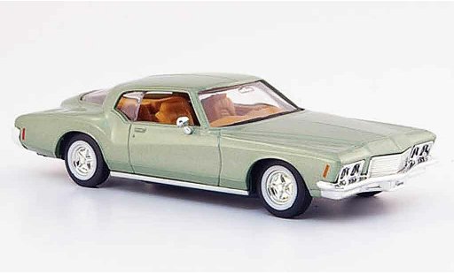 Buick Riviera Grand Sport 1/43 Yat Ming 1971 GS verde coche miniatura