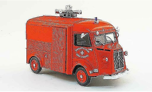 Citroen Type HY pompiers 1/43 Eligor furgoneta pompier 1958 coche miniatura