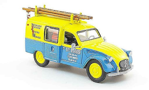 Citroen 3CV Fourgonnette 1/43 Eligor elektro inatallateur coche miniatura
