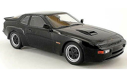 Porsche 924 1980 1/18 Autoart carrera gt negro coche miniatura