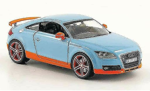 Audi TT coupe 1/43 Schuco azul naranja coche miniatura