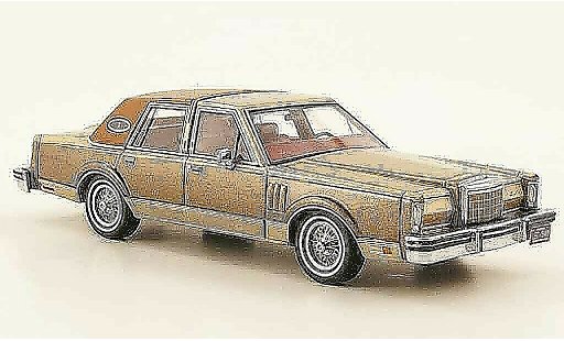 Lincoln Continental 1979 1/43 Neo MK VI Limusina gris or marron coche miniatura