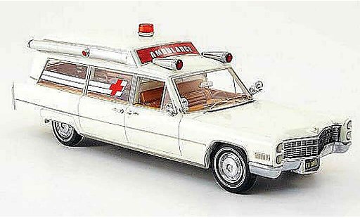 Cadillac S & S ambulance 1/43 Neo blanco 1966 coche miniatura