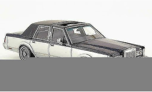 Lincoln Town Car 1982 1/43 Neo azul gris coche miniatura