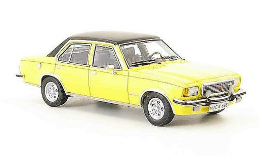 Opel Commodore B 1/43 Neo gs e amarillo negro lim. auflage 1973 coche miniatura