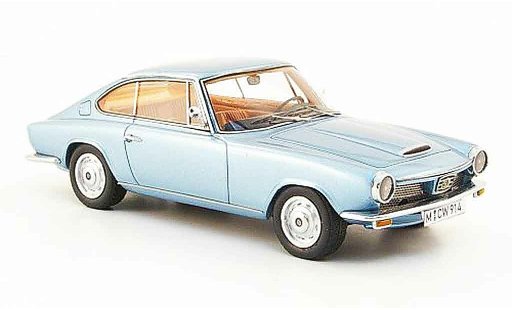 Glas 1700 GT 1/43 Neo azul 1965 coche miniatura