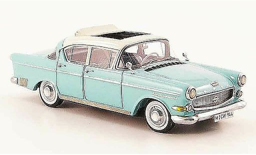 Opel Kapitan P2.5 1/43 Neo 2.5 l turquesa creme liavec. auflage 300 1958 coche miniatura