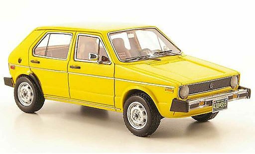 Volkswagen Golf Base 1/43 Neo Rabbit (US ) amarillo 5-portes lim. Aufl. 300 1975 coche miniatura