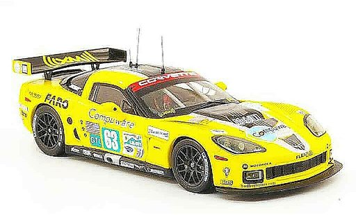 Chevrolet Corvette course 1/43 IXO C6 R No.63 Compuware 24h Le Mans 2009 coche miniatura