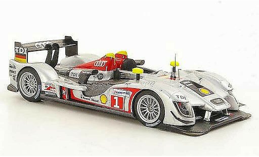 Audi R15 course 1/43 IXO 2009 TDI No.1 R.Capello / T.Kristensen / A.McNish 24h Le Mans coche miniatura
