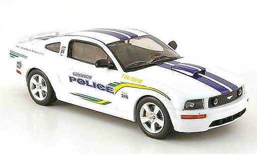 Ford Mustang Police 1/43 IXO Guaynabo City - Puerto Rico 2006 coche miniatura