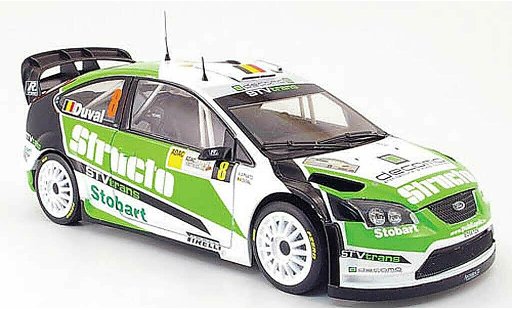 Ford Focus RS 1/18 Sun Star wrc 07 no.8 structo rallye Alemania 2008 f.duval / p.pivato coche miniatura