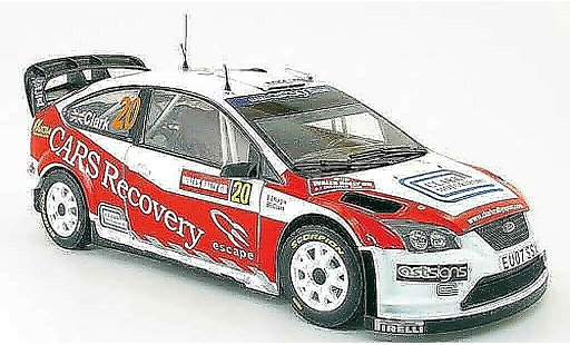 Ford Focus RS WRC 1/18 Sun Star 07 no.20 pays de galles rallye gb 2008 coche miniatura