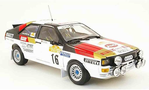 Audi Quattro rallye 1/18 Sun Star Rally no.16 pirelli san remo 1982 coche miniatura