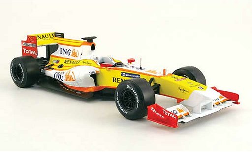 Renault F1 2009 1/18 Norev r 29 no.8 ing formula 1 coche miniatura