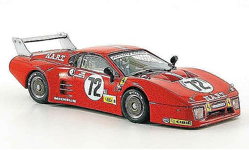 Ferrari 512 BB 1/43 Best 3.serie no.72 24h le mans 1982 coche miniatura