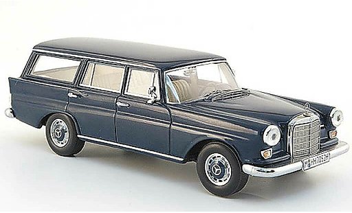 Mercedes 230 Base 1/43 Spark Universal (W 110) azul 1966 coche miniatura