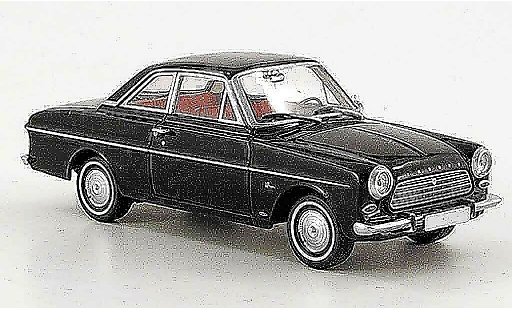 Ford Taunus Berline 1/43 Minichamps 12 M (P 4) Coupe negro coche miniatura