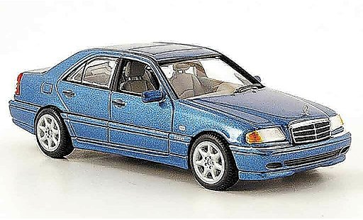 Mercedes Classe C Base 1/43 Minichamps (W 202) azul 1997 coche miniatura