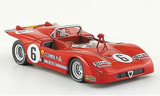Alfa Romeo 33.3 prototipo 1/43 M4 1971 No.6 Stommelen/Kinnunen Targa Florio coche miniatura