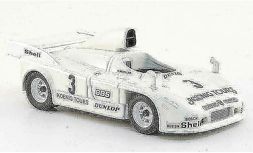 Porsche 908 1981 1/43 Best No.3 Konig Tours Muller/Brun Nurburgring coche miniatura