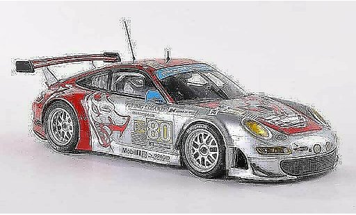 Porsche 911 GT3 RSR 1/43 Minichamps 2009 No.80 Flying Lizard 24h Le Mans Bergmeister/Neiman/Law coche miniatura
