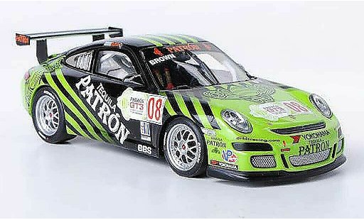 Porsche 911 GT3 CUP 1/43 Minichamps 2009 No.8 E.Brown IMSA Challenge coche miniatura