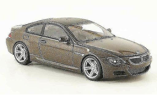 Bmw M6 Coupe 1/43 Minichamps E63 marron 2007 coche miniatura