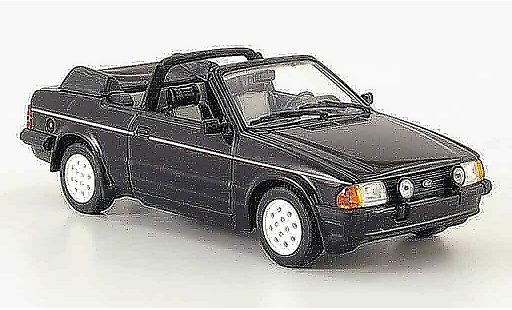 Ford Escort XR3 1/43 Minichamps Descapotable negro 1983 MK3 coche miniatura