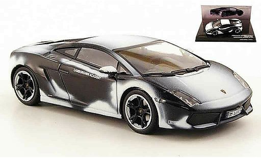 Lamborghini Gallardo LP560-4 LP560-4 1/43 Minichamps negro avec schneespuren 2008 coche miniatura
