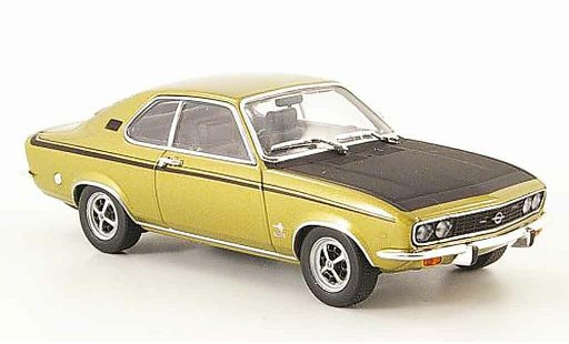 Opel Manta A 1/43 Minichamps sr or negro 1972 coche miniatura