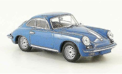 Porsche 356 1963 1/43 Minichamps C Carrera 2 azul coche miniatura
