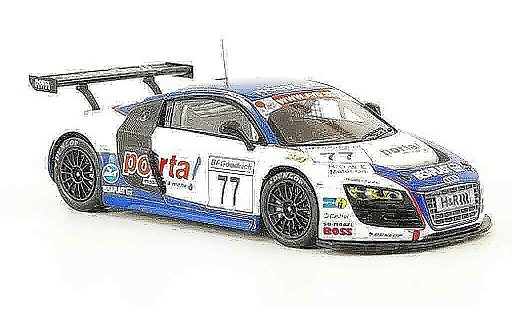 Audi R8 LMP course 1/43 Minichamps No.77 VLN Nurburgring 2009 coche miniatura