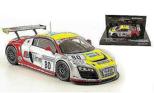 Audi R8 s tronic 1/43 Minichamps LMS No.80 Line VLN Nurburgring 2009 coche miniatura
