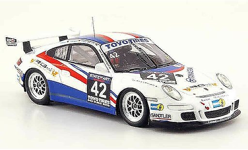 Porsche 911 GT3 CUP 1/43 Minichamps 2009 No.42 24h Dubai coche miniatura