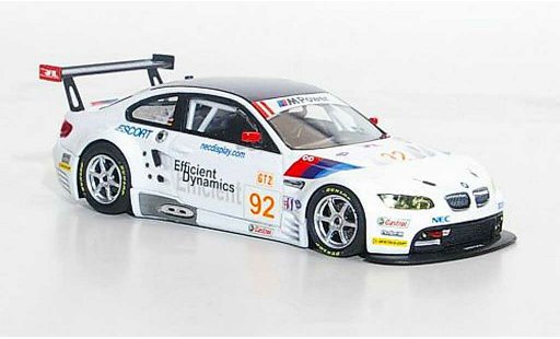 Bmw M3 gt2 1/43 Minichamps E92 No.92 Rahal Letterman Racing ALMS 2009 coche miniatura