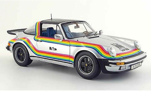Porsche 911 Turbo 1/18 Norev Targa b&b design sondermodell mcw 1976 coche miniatura