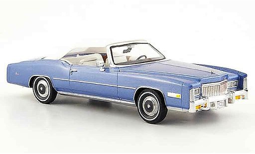 Cadillac Eldorado Convertible 1/43 Premium X /cabriolet azul blanco 1976 coche miniatura