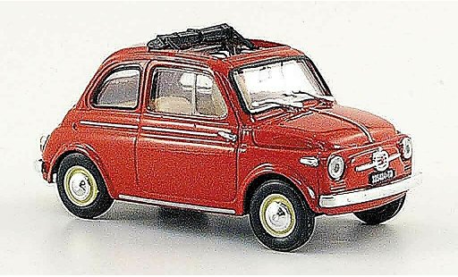 Fiat 500 R 1/43 Brumm ros? geoffnetes techo plegable 1959 coche miniatura