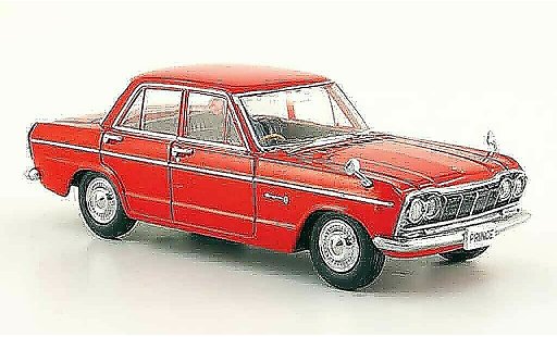 Nissan Skyline Prince 1/43 Ebbro 2000 GTB rojo 1965 coche miniatura