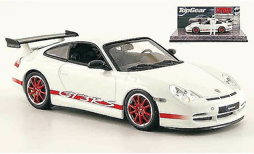 Porsche 911 GT3 RS 1/43 Minichamps blanco avec Figur The Stig coche miniatura