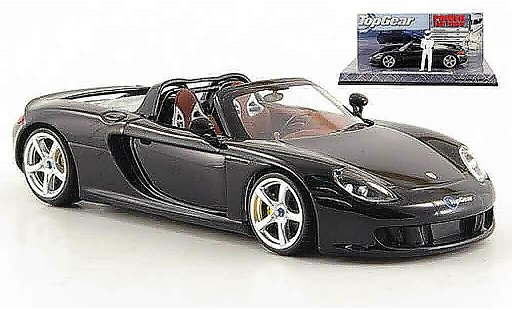 Porsche Carrera GT Base 1/43 Minichamps negro avec Figur The Stig coche miniatura