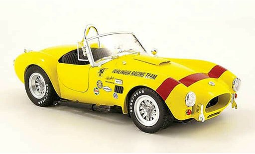 AC Cobra shelby 427 1/18 Shelby Collectibles s c amarillo terlingua racing team 1965 coche miniatura