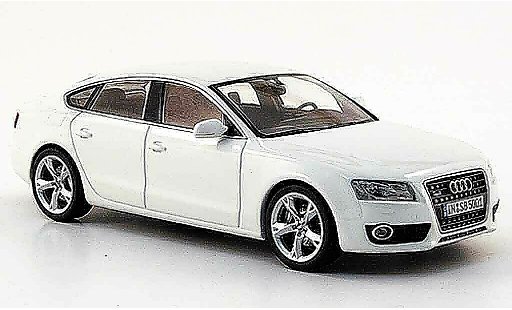 Audi A5 sportback 1/43 Schuco blanco 2009 coche miniatura