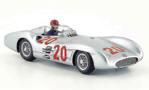 Mercedes W 196 Base 1/43 Spark No.20 K.Kling GP Frankreich 1954 coche miniatura