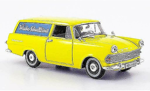 Opel Rekord P2 1/43 Starline p 2 caravan amarillo wasche schnelldienst 1960 coche miniatura
