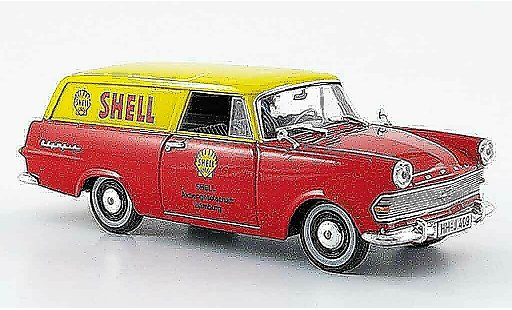 Opel Rekord P2 1/43 Starline p 2 caravan rojo amarillo s 1960 coche miniatura