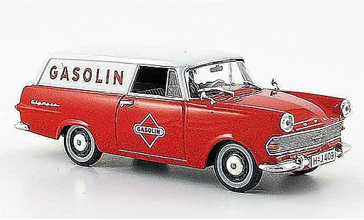 Opel Rekord P2 1/43 Starline p 2 caravan rojo blanco gasolin 1960 coche miniatura